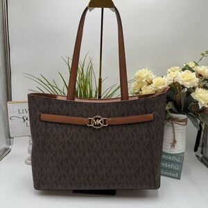 Michael Kors Angelina Large Tote - Brown